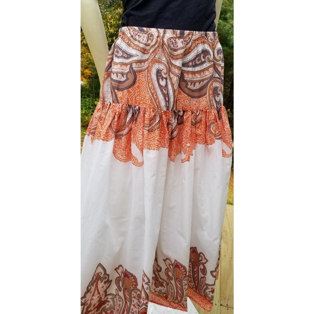 New Direction Paisley Boho Maxi Skirt, M - Picture 5 of 5